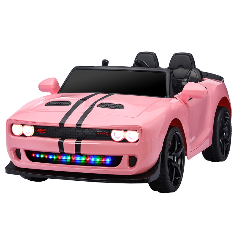 ORBIC KIDS Dodge Challenger Battery Operated Car – Pink