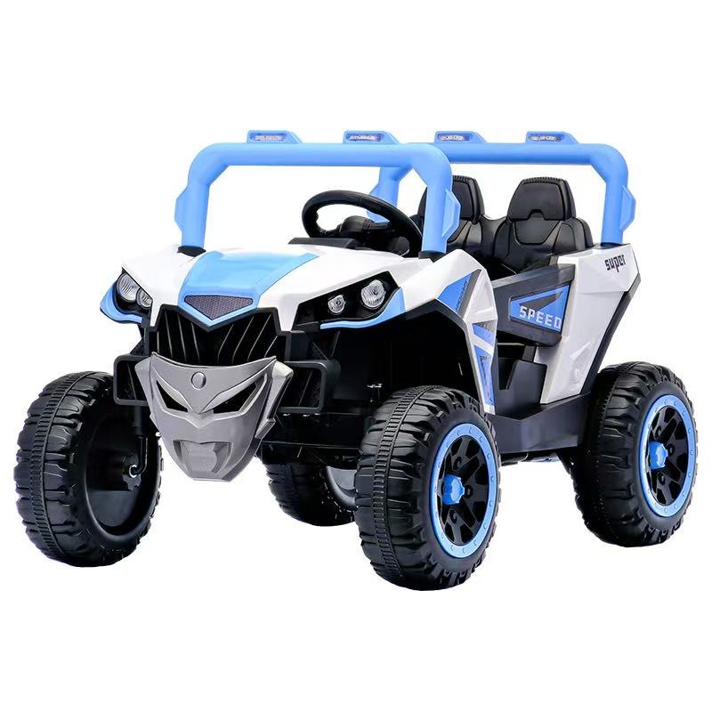 ORBIC KIDS Super X UTV Jeep Battery Ride-On-Blue